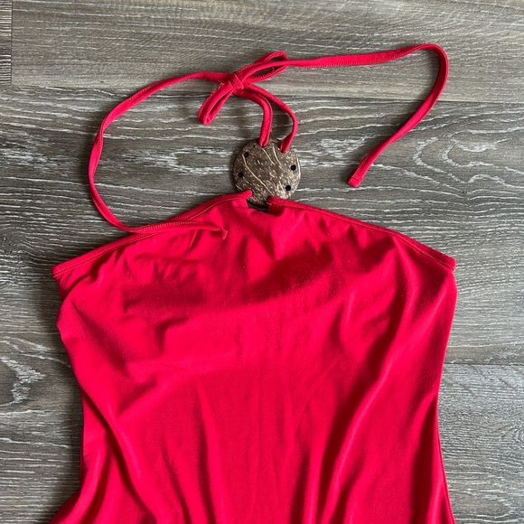 Red Backless Dress - Picture 6 of 8
